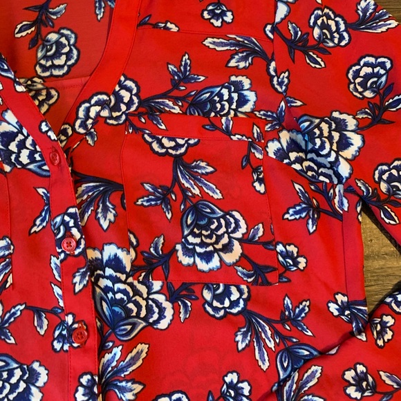 ❤️SOLD Express floral portofino shirt - Picture 8 of 8